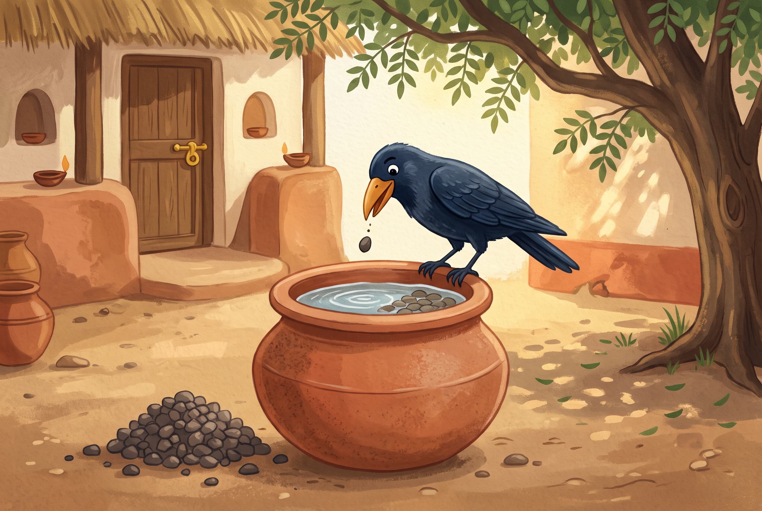 The thirsty crow